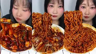 Eating Food Spicist Noodles Flavors Spicy Yummy This Show Challengers Asmr Mukbang Food Eating