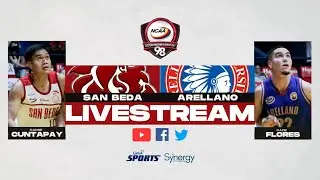 NCAA Season 98 | San Beda vs. Arellano (Men’s Basketball Round 2) | LIVESTREAM