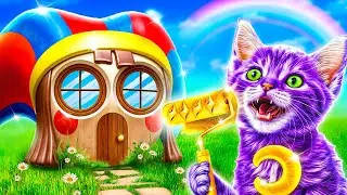 We Build a Tiny House! Pomni vs CatNap! Poppy Playtime 3!