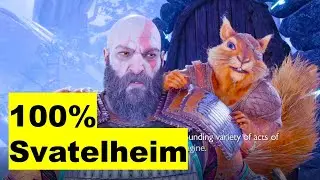 100% Svartelheim Map Revealed in God of War Ragnarok