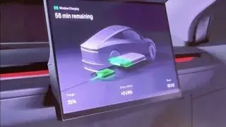 Tesla Robotaxi Wireless Charging System (IRL With Elon Musk)