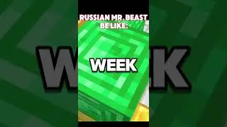 Russian MrBeast is Crazy #minecraft #shorts