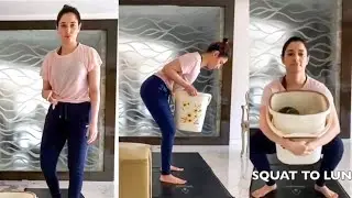 Tamannaah Workout Video - Quarantine Fitness Training  #Tamannaah