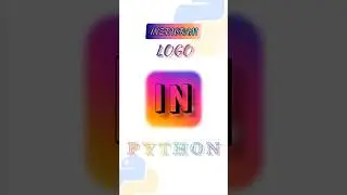 Instagram Logo in python || NR tech knowledge 🔥🔥 