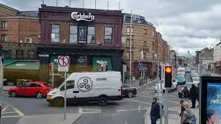 Dublin City South Bus Ride Upper Deck, nice city view