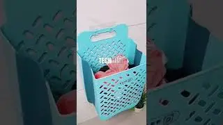 Folding Clothes Basket.#shots #smartgadgets #coolgadgets #clothesbusket #foldablebusket ##busket