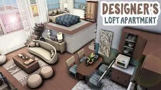 Designer's Loft Apartment || The Sims 4 Apartment Renovation: Speed Build