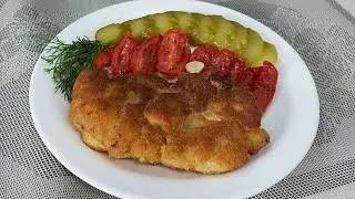 Шницель из куриного бедра