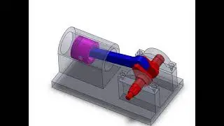 Mô phỏng chuyển động của pitong xy lanh bằng solidword
