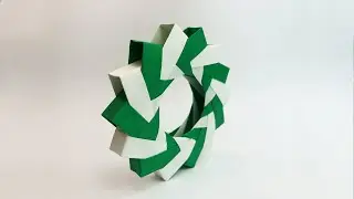 How to make an origami 3d ring (Paolo Bascetta)