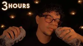 ASMR - 3 Hours of Binaural Fluffy Mic, Tk Tk & Shhh Sounds for Deep Sleep