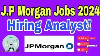 JPMorgan Chase & Co Placement 2024  Recruitment as Data Analytics –Analyst- JP Morgan 2024- Freshers
