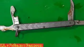 Нож складной из СССР Титан.  Советский интересный нож Титан, завод Складных ножей Ворсма.