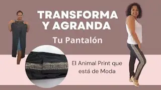 Cómo Agrandar un Pantalón con Estilo: Tutorial Fácil con Estampado Animal