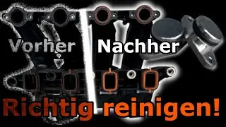 Diesel Ansaugbrücke richtig reinigen + Drallklappen entfernen BMW M47 M57 - N47 N57 - 330d 320d
