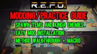 (Mod updates may vary, check pin!) R.E.P.O Modding + Practice guide (spawn items/enemies)