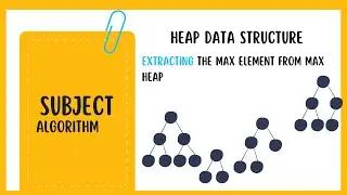 Extracting Maximum Element from a Max Heap | Explained with Pseudocode and Time Complexity Analysis
