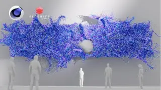 Create Custom Interactive Art with Xparticles, Redshift and Cinema 4D