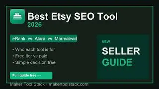 Best Etsy SEO Tool 2026 — eRank vs Alura vs Marmalead