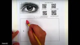 Grid Drawing Unit: Eye Worksheet- Full Demonstration (English/ Spanish)