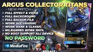 Script Skin Argus Collector TItans - Raiden Maru | Full Effect & Full Voice | Patch Latest