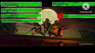 Teenage Mutant Ninja Turtles: Mutant Mayhem (2023) Trailer with Healthbars