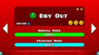 Geometry Dash level 4 Dry Out all 3 coins