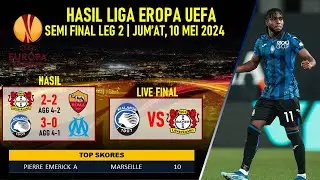 Hasil Semifinal Liga Eropa Tadi Malam ~ ATALANTA VS MARSEILLE ~ LEVERKUSEN VS ROMA ~ UEL 2024