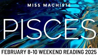 PISCES- The Spotlight is ON YOU, Pisces! Get Ready for THIS WIN!👑- February 8-10 Weekend Tarot 2025