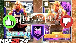 FINAL LEGENDARY PATH CARDS FOR DIAMOND SHAQ IN NBA 2K24 MyTEAM! WHICH PLAYERS ARE WORTH BUYING?