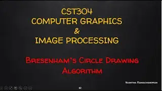 Bresenham’s Circle Drawing Algorithm