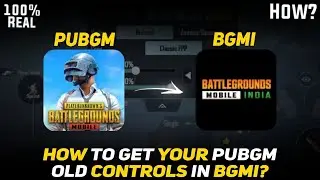 How to Copy PUBGM Controls in BGMI? // Copy same Controls in BGMI👍// Get your old Controls in BGMI!