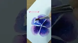 Water Colour Flower Drawing #shorts #art
