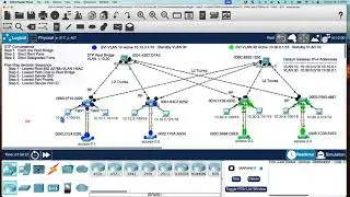 Building an Enterprise Network - Part 9 - Examining STP (with FHRP configured)