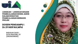 MATA KULIAH DESAIN PEMBELAJARAN TUGAS UTS 4 MEI 2024 MTP UIA