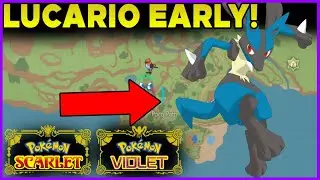 HOW TO GET LUCARIO EARLY - HOW TO EVOLVE RIOLU - Pokemon Scarlet Lucario Pokemon Violet Lucario