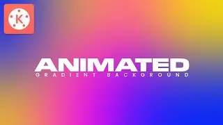 How to create animated gradient background in Kinemaster || Animated Gradient Background