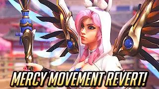 🐇 Mercy Movement BUFFED!! 🐇 + New Bunny Mercy Skin! - Overwatch