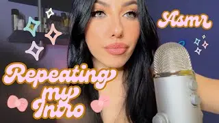 ASMR - Ripeto la mia Intro e il mio Outro + hand sounds/movements