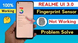 Realme UI 3.0 Fingerprint Sensor Not working How To Solve Fingerprint Not Working in Realme Devices