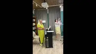 Синий платочек - Тамара Гришина, piano - Елена Леменкова. Таганский район, Москва. 22.05.23г