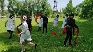 Танец на 9 мая  "А закаты алые"