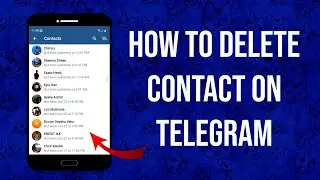 How To Delete Contacts On Telegram
