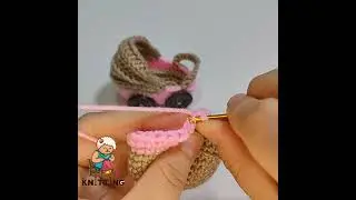 ♥️🧶Beautiful souvenir idea for christening and baby shower crochet knitted baby carriage 😇🧶