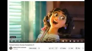 Mirabel Madrigal screams revealing her uvula in Encanto