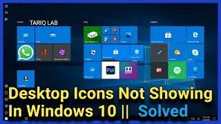 Desktop Icons Not Showing In Windows 10 | Missing Icons Fixed