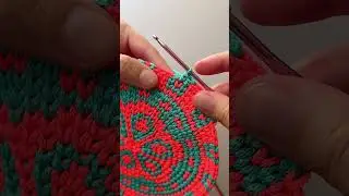 Two-Color Crochet Jacquard