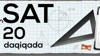 SAT 25 daqiqada. (SAT MATH TEST - NO CALCULATOR)
