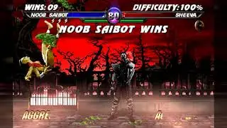 Mortal Kombat Ultimate Revitalized - MK2 Noob Saibot playthrough