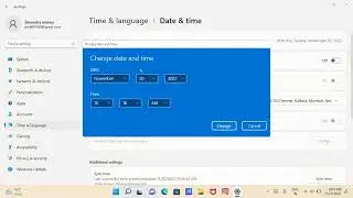 how to change date and time in laptop & pc window 11 | laptop time and date kaise set kare | ds tech